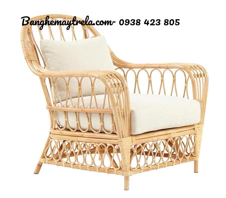 Ghế sofa đơn mây tự nhiên hiện đại